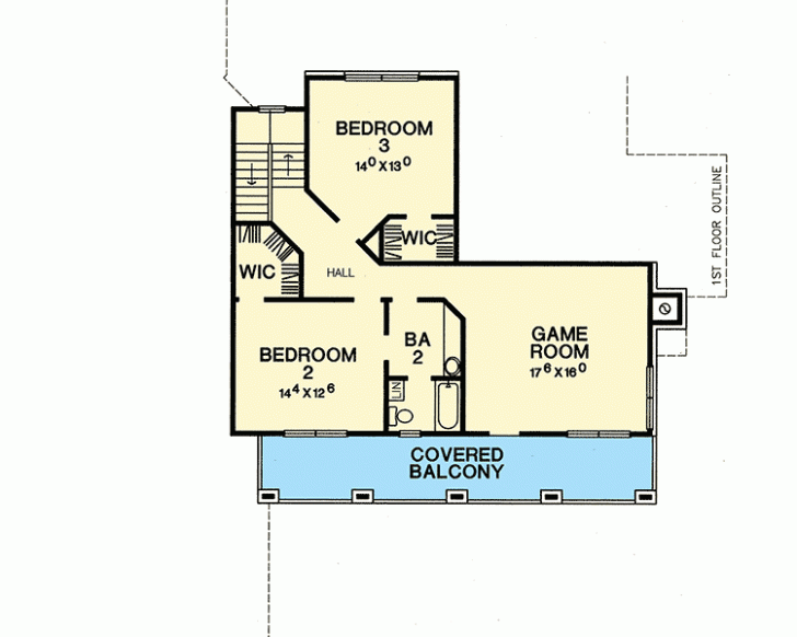 house plans with balcony on second floor Balcony View House Plans With Balcony On Second Floor Background