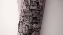 Japanese House Tattoo Designs_japanese_house_tattoo_haunted_house_tattoo_birdhouse_tattoo_ Home Design Japanese House Tattoo Designs