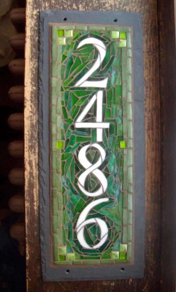mosaic designs for house numbers Home Design Mosaic Designs For House Numbers