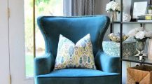 Accent Chairs Living Room_velvet_accent_chair_accent_armchair_swivel_barrel_chair_ Home Design Accent Chairs Living Room
