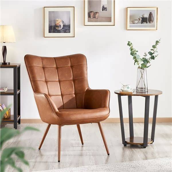 Leather Living Room Chair_faux_leather_accent_chairs_modern_leather_armchair_orange_leather_chair_ Home Design Leather Living Room Chair