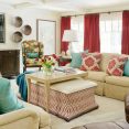 Red And Turquoise Living Room_accent_cabinet_barrel_chair_coffee_table_sets_ Home Design Red And Turquoise Living Room