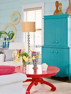 Red And Turquoise Living Room_accent_chairs_accent_cabinet_side_table_ Home Design Red And Turquoise Living Room