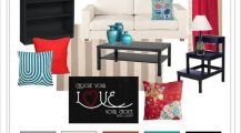 Red And Turquoise Living Room_club_chair_red_yellow_and_turquoise_living_room_barrel_chair_ Home Design Red And Turquoise Living Room