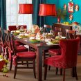 Red And Turquoise Living Room_oversized_chair_end_tables_coffee_table_sets_ Home Design Red And Turquoise Living Room