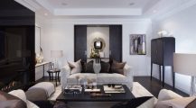 Rich Living Room_accent_cabinet_tv_furniture_leather_armchair_ Home Design Rich Living Room