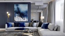 blue living room-blue accent chair Home Design Blue Living Room