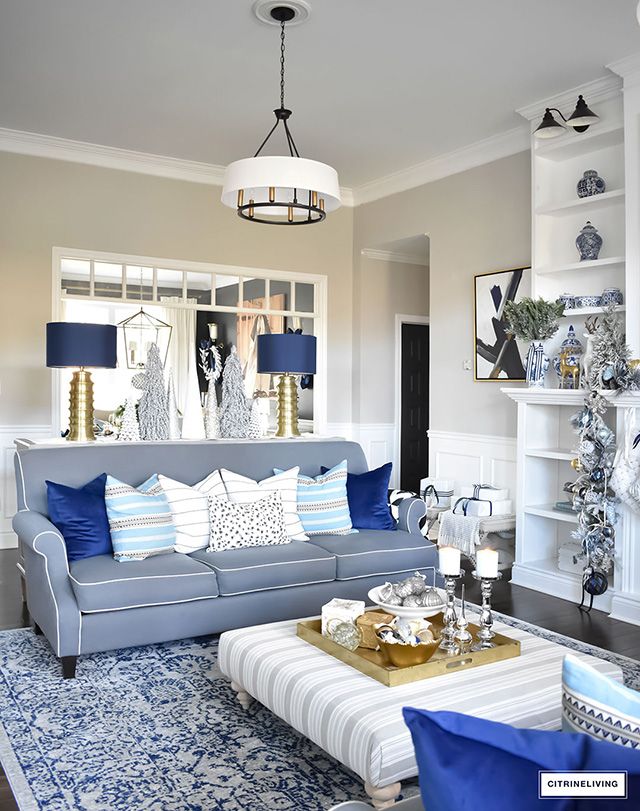 blue living room-light blue accent chair Home Design Blue Living Room