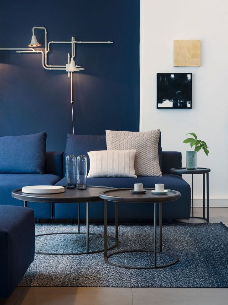 blue living room-navy blue accent chair Home Design Blue Living Room