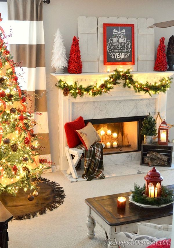 christmas living room-ceiling christmas decorations for living room Home Design Christmas Living Room