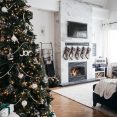 christmas living room-tv stand christmas decor ideas Home Design Christmas Living Room