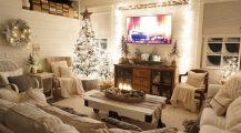 christmas living room-winter wonderland living room Home Design Christmas Living Room