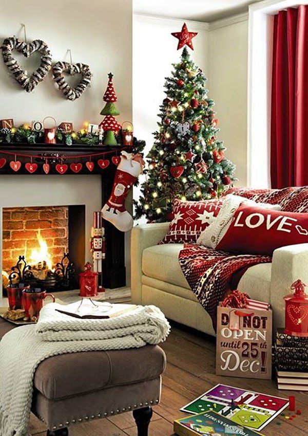 christmas living room-xmas living room ideas Home Design Christmas Living Room