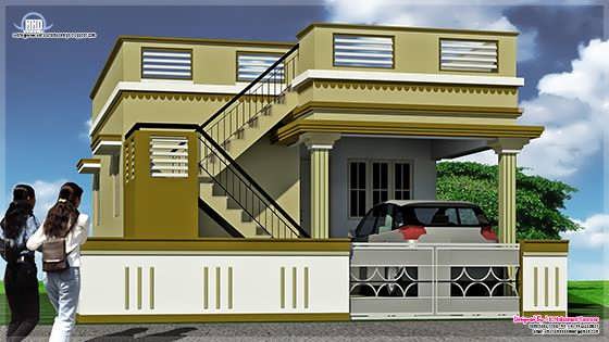 House Design Indian Style Plan And Elevation_small_house_plans_house_designs_3_bedroom_house_plans_ Home Design House Design Indian Style Plan And Elevation