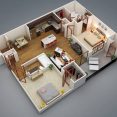 Design Of Two Bedroom House_2_bed_2_bath_house_plans_2_bedroom_house_plans_with_garage_2_bedroom_house_designs_pictures_ Home Design Design Of Two Bedroom House