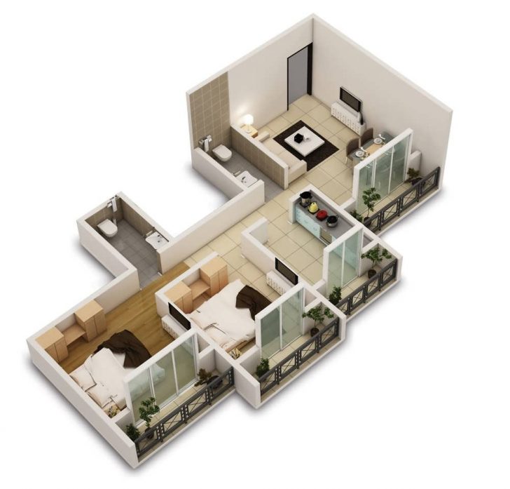Design Of Two Bedroom House_house_plans_with_two_master_suites__modern_two_bedroom_house_plans_double_bedroom_house_plan_ Home Design Design Of Two Bedroom House