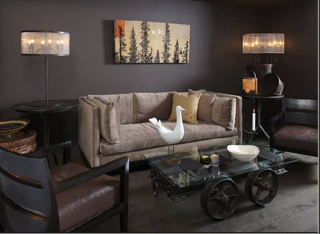 Dark Brown Living Room_decorating_with_a_brown_couch_grey_walls_and_brown_furniture_dark_leather_sofa_decorating_ideas_ Home Design Dark Brown Living Room