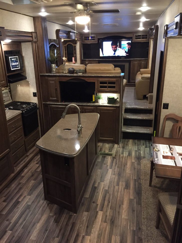 Fifth Wheel Campers With Front Living Rooms_comfy_chairs_side_tables_ottoman_chair_ Home Design Fifth Wheel Campers With Front Living Rooms