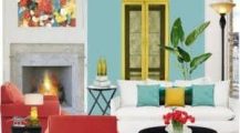 Red And Turquoise Living Room_modern_living_room_comfy_chairs_cocktail_table_ Home Design Red And Turquoise Living Room